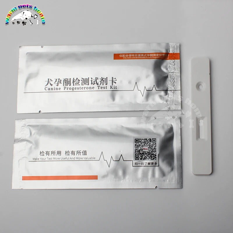 100pcs Canine Progesterone Test Kit Dog Progesterone Test Card Dog Breeding Tools Veterinary